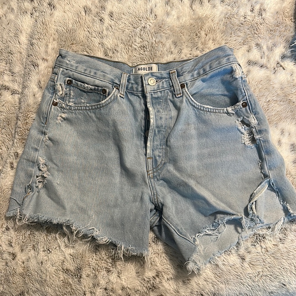 Agolde Parker long shorts